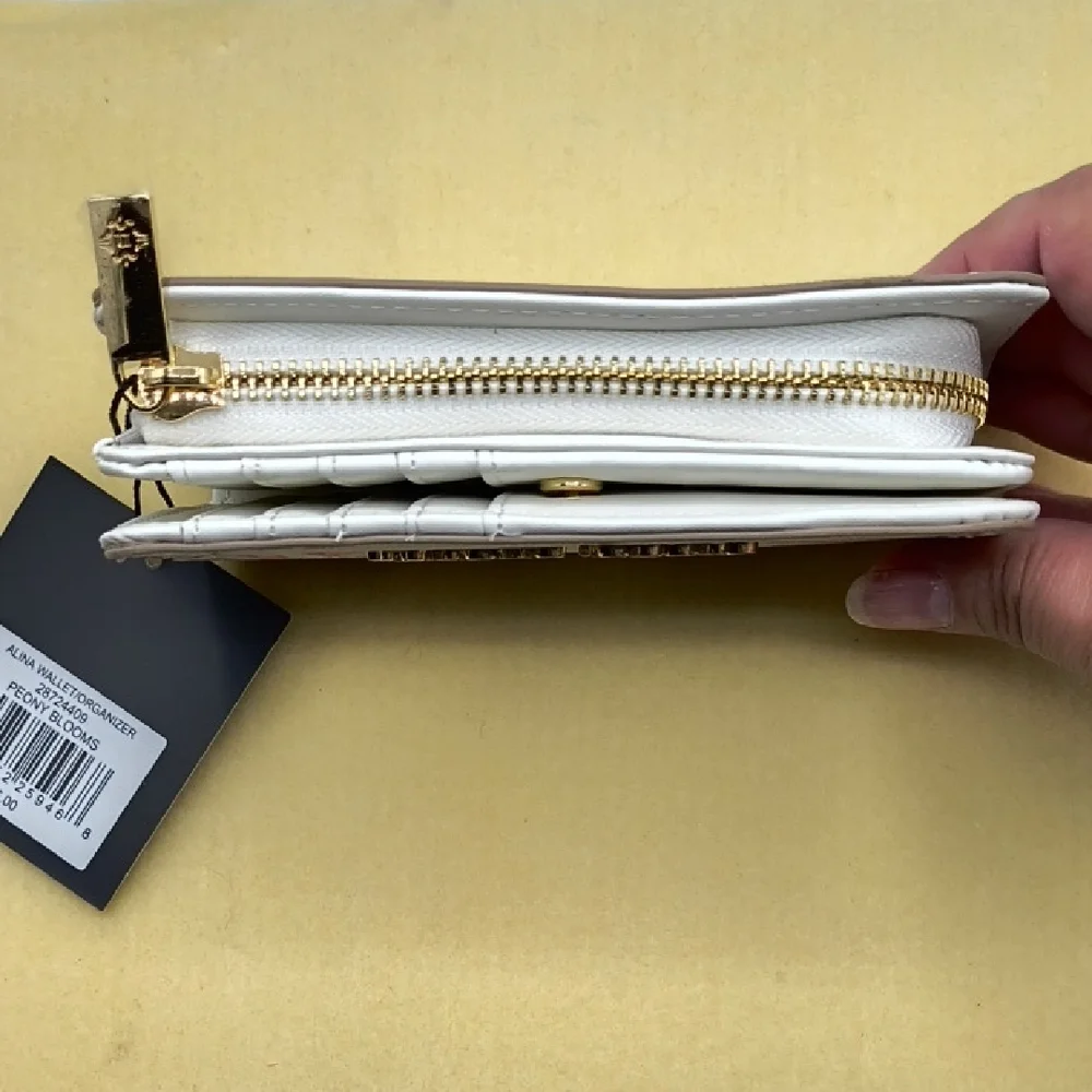 Nanette Lepore Alina Wallet/Organizer Peony Blooms NWT